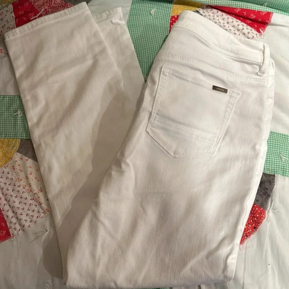 Chicos WOMENS jeans white size 1 STRECHY - Picture 3 of 12